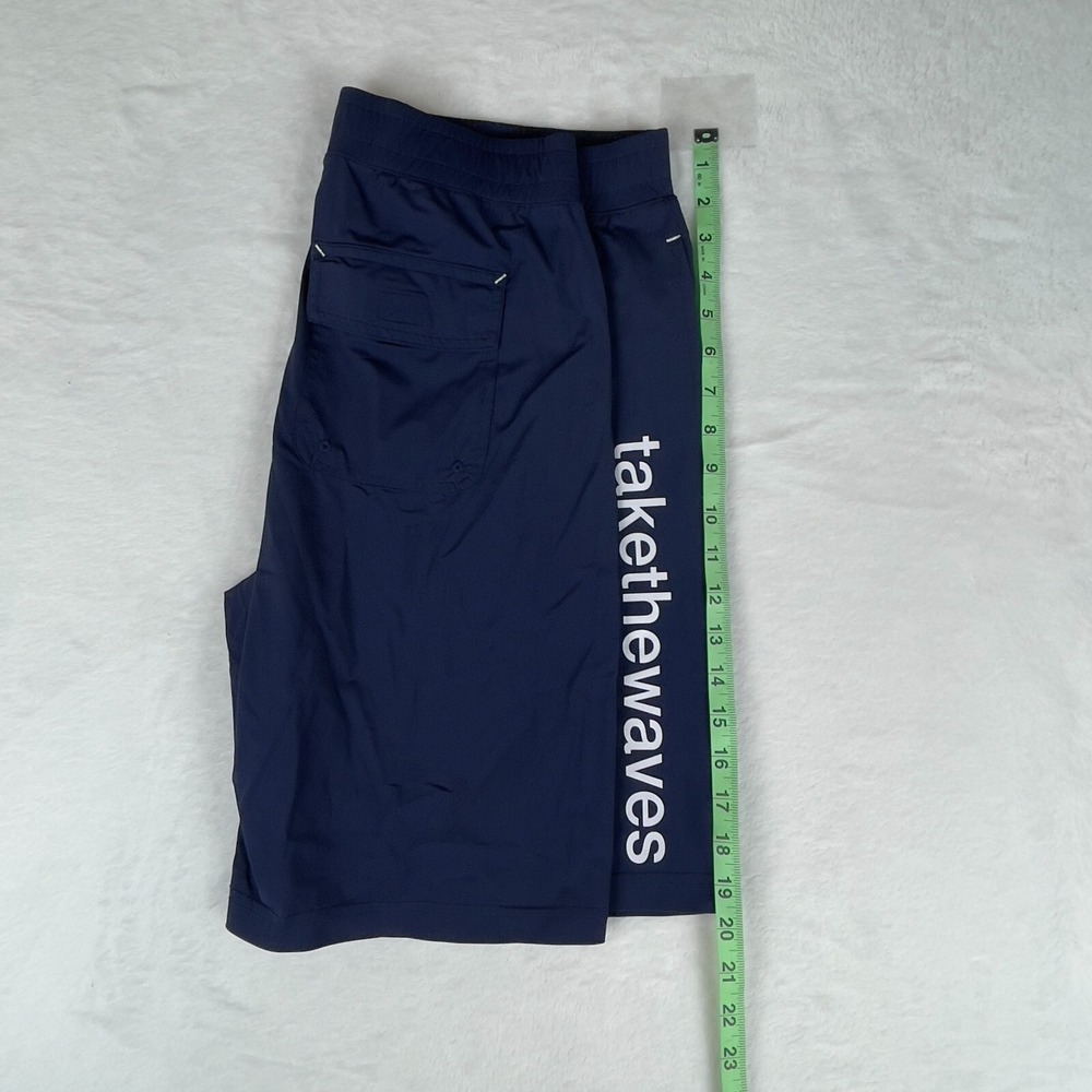 SPAO Surfing Shorts Mens Large Navy Flat‎ Front Stretch Take The Waves Outdoor - Picture 5 of 5